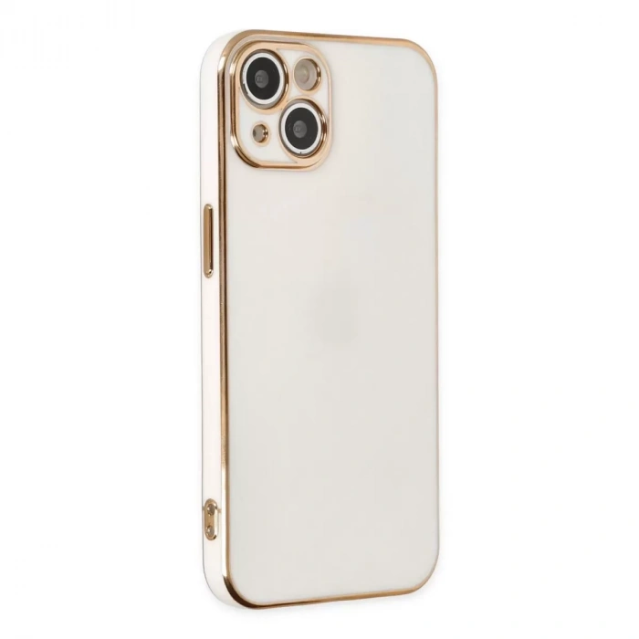 İphone 14 Kılıf Volet Silikon - Beyaz