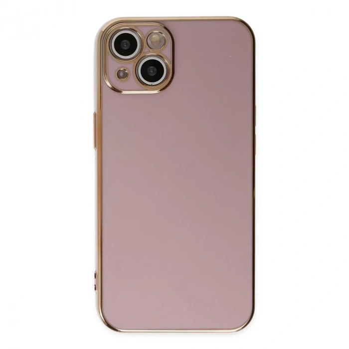 İphone 14 Kılıf Volet Silikon - Mor