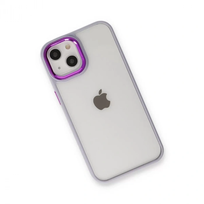 İphone 14 Plus Kılıf Dora Kapak - Lila