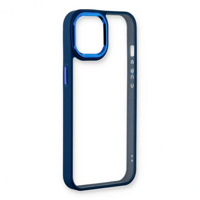 İphone 14 Plus Kılıf Dora Kapak - Mavi
