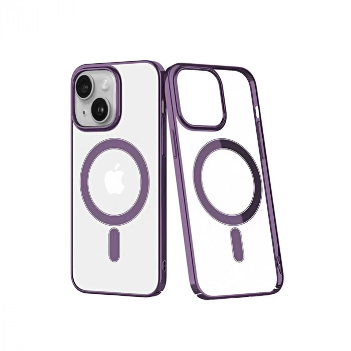 İphone 14 Plus Kılıf Element Magneticsafe Sert Kapak - Mor