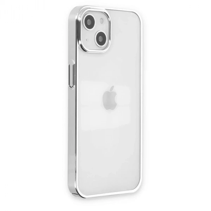 İphone 14 Plus Kılıf Element Silikon - Gümüş