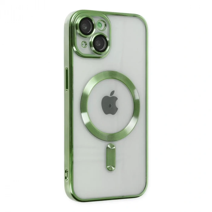 İphone 14 Plus Kılıf Kross Magneticsafe Kapak - Koyu Yeşil
