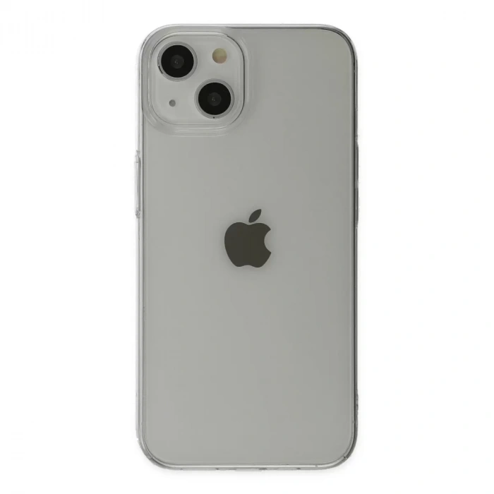 İphone 14 Plus Kılıf Pc Sert Şeffaf Kapak - Şeffaf