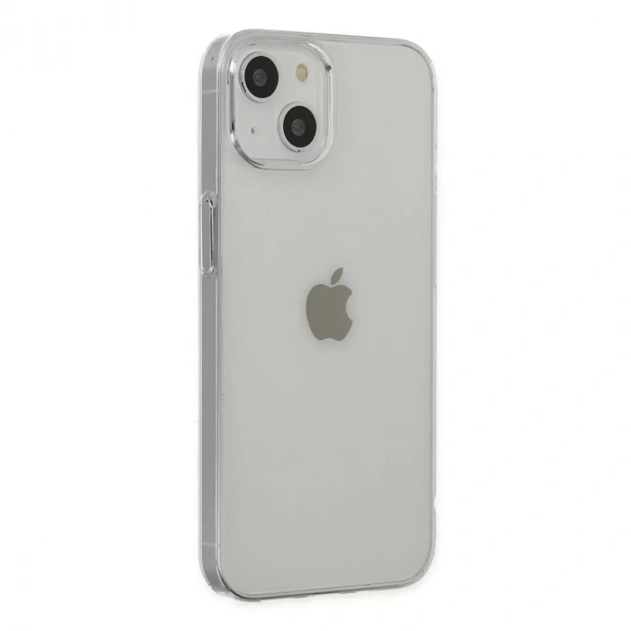 İphone 14 Plus Kılıf Pc Sert Şeffaf Kapak - Şeffaf