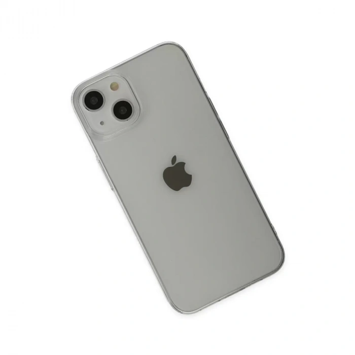 İphone 14 Plus Kılıf Pc Sert Şeffaf Kapak - Şeffaf