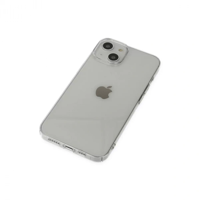 İphone 14 Plus Kılıf Pc Sert Şeffaf Kapak - Şeffaf