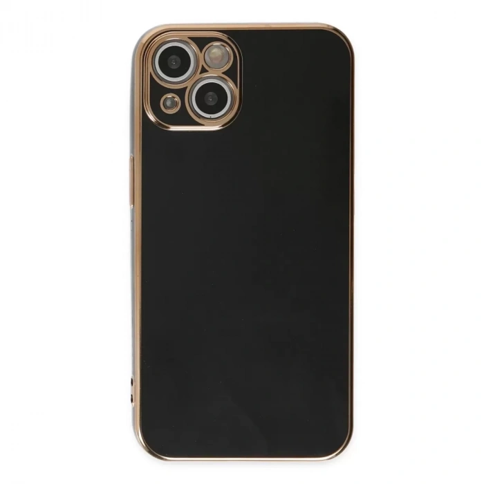 İphone 14 Plus Kılıf Volet Silikon - Siyah
