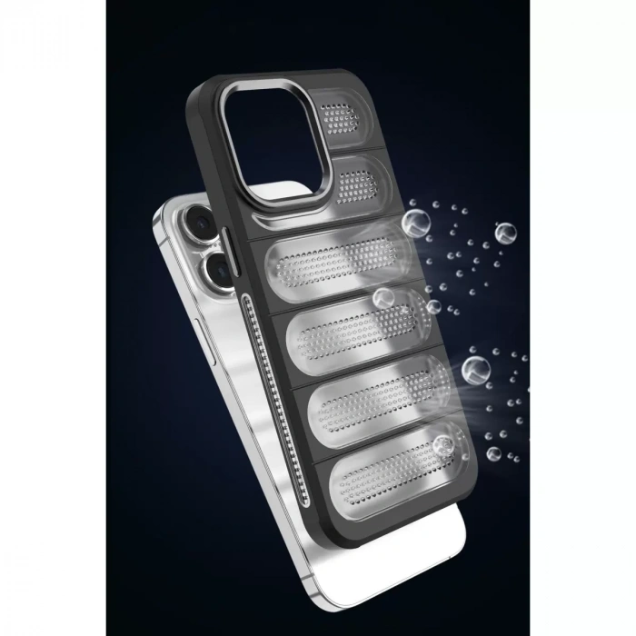İphone 14 Pro Kılıf Airmax Silikon Kapak - Siyah