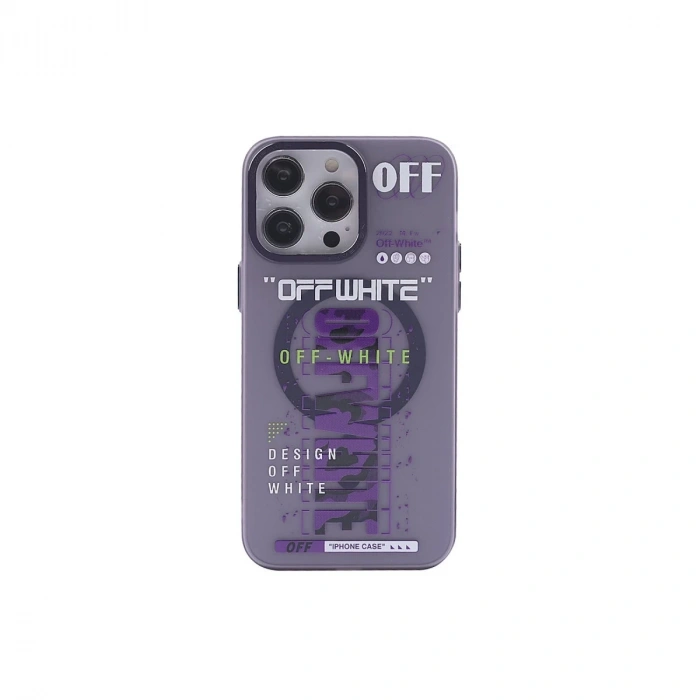 İphone 14 Pro Kılıf Apollo Magneticsafe Desenli Kapak - Apollo Mor - 3
