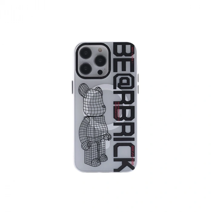 İphone 14 Pro Kılıf Apollo Magneticsafe Desenli Kapak - Apollo Şeffaf - 1