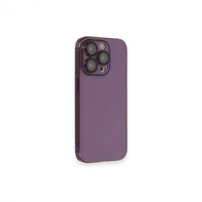 İphone 14 Pro Kılıf Armada Lensli Kapak - Derin Mor