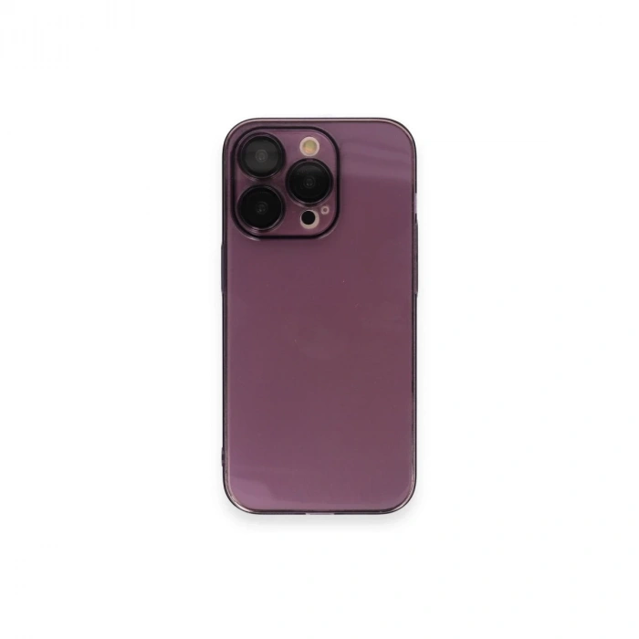 İphone 14 Pro Kılıf Armada Lensli Kapak - Derin Mor