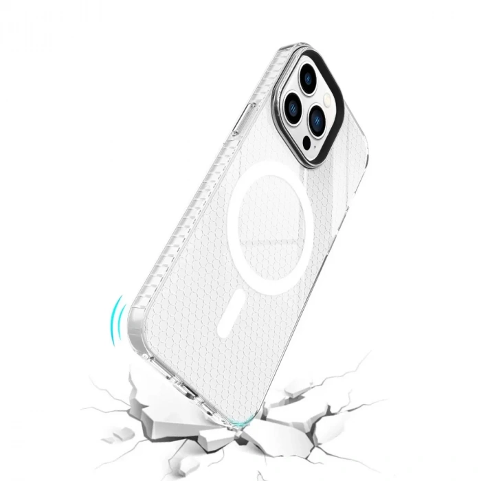 İphone 14 Pro Kılıf Beta Magneticsafe Silikon - Şeffaf