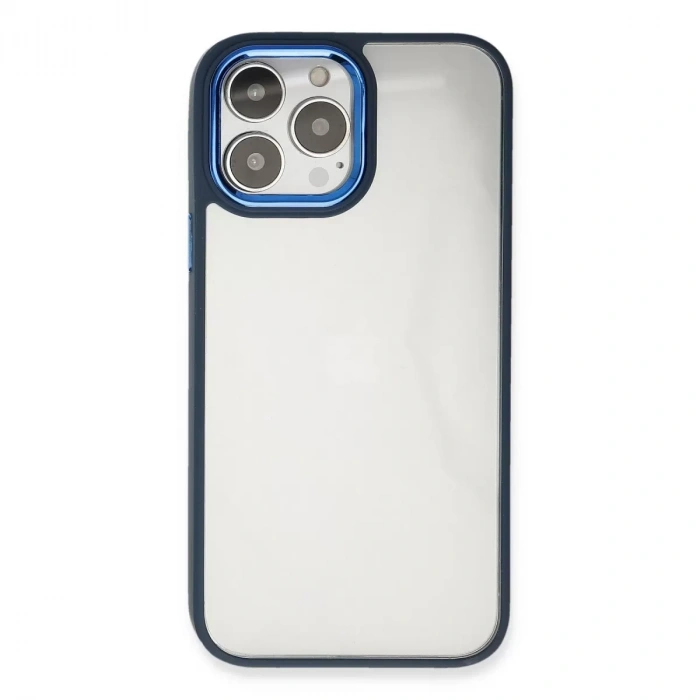 İphone 14 Pro Kılıf Dora Kapak - Mavi