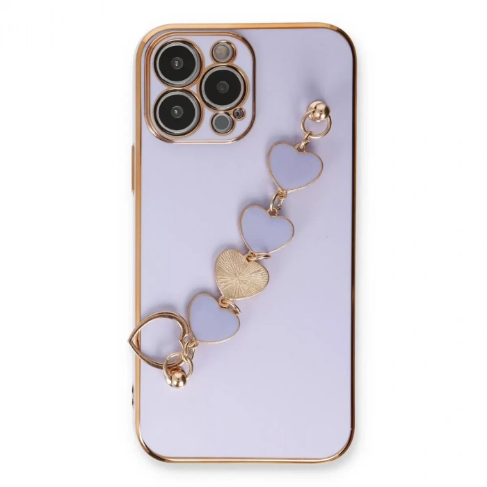İphone 14 Pro Kılıf Esila Silikon - Lila