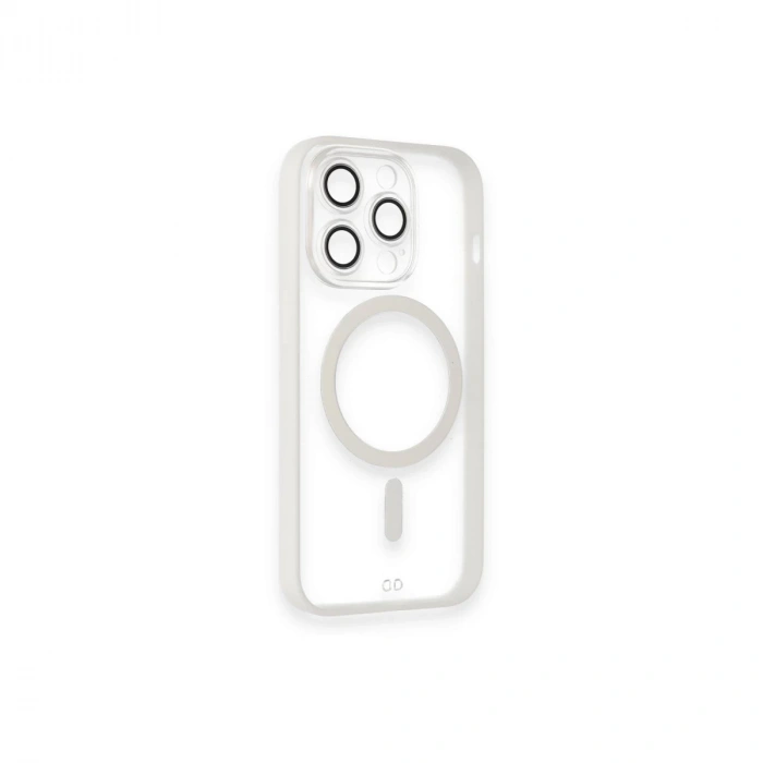 İphone 14 Pro Kılıf Grand Magneticsafe Kapak - Beyaz