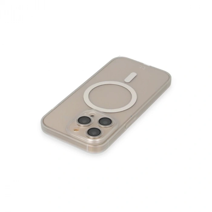 İphone 14 Pro Kılıf Grand Magneticsafe Kapak - Şeffaf