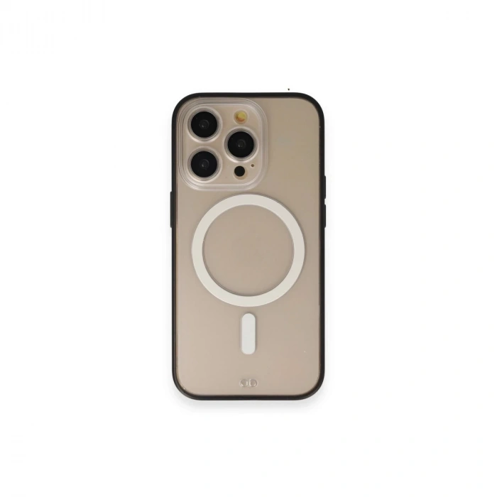 İphone 14 Pro Kılıf Grand Magneticsafe Kapak - Siyah