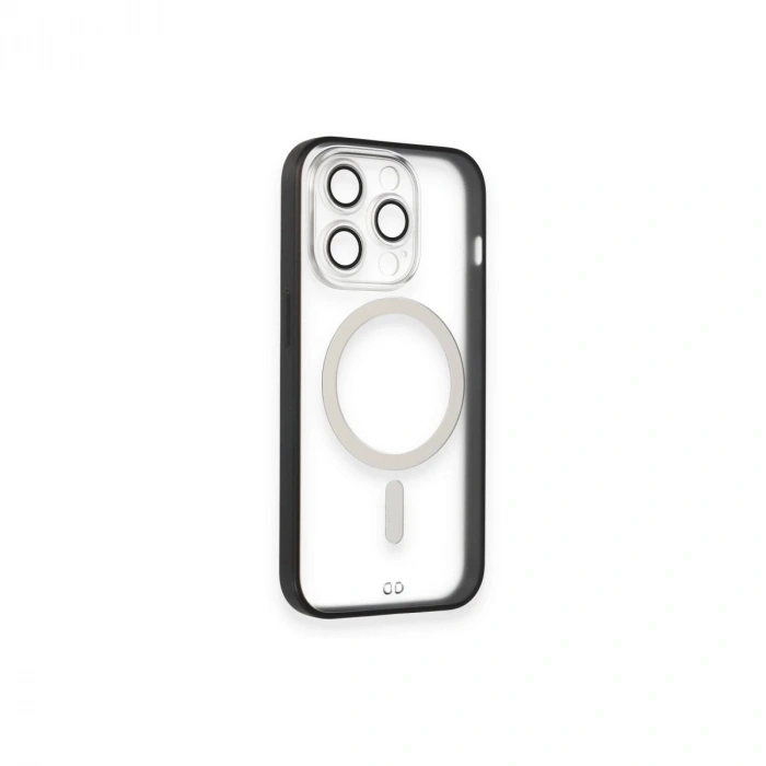 İphone 14 Pro Kılıf Grand Magneticsafe Kapak - Siyah
