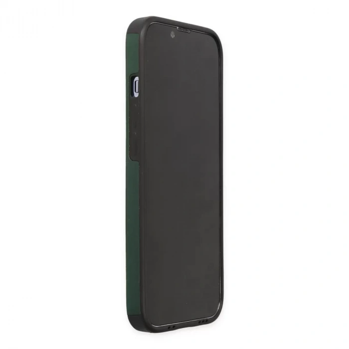İphone 14 Pro Kılıf Mega Standlı Silikon - Yeşil