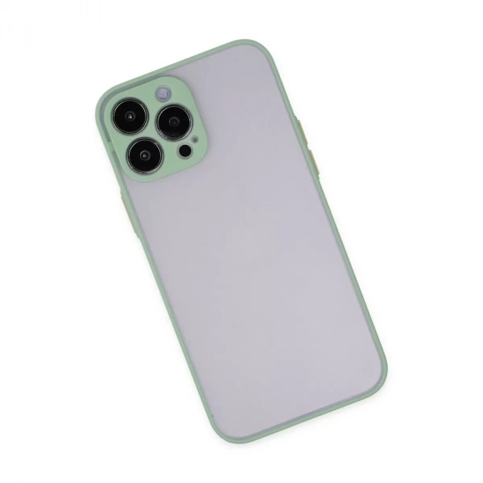 İphone 14 Pro Kılıf Montreal Silikon Kapak - Turkuaz