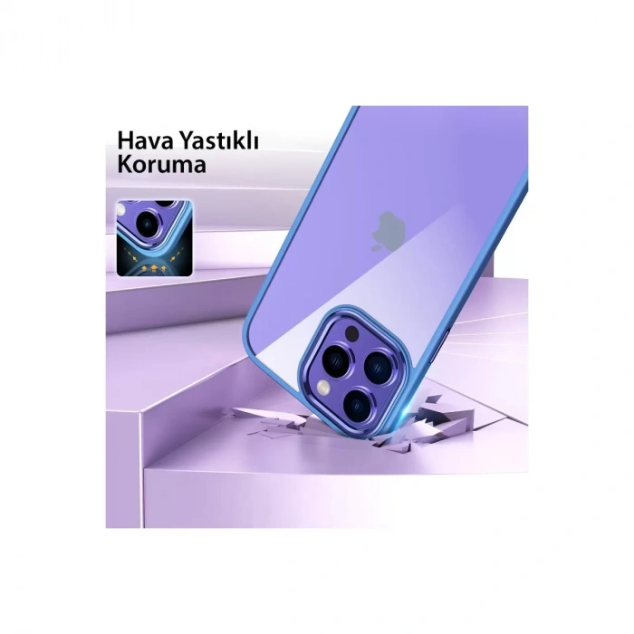 İphone 14 Pro Kılıf Power Silikon - Sierra Blue