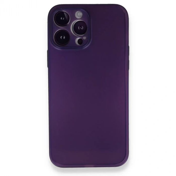 İphone 14 Pro Kılıf Pp Ultra İnce Kapak - Mor