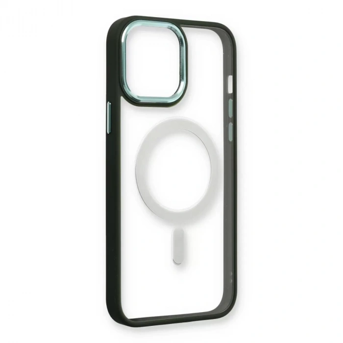 İphone 14 Pro Kılıf Room Magneticsafe Silikon - Köknar Yeşili