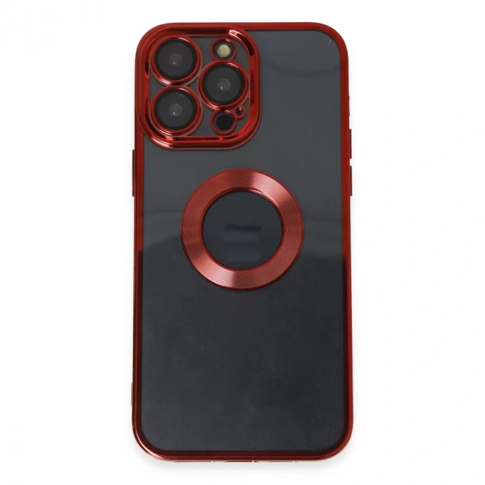 İphone 14 Pro Kılıf Slot Silikon - Kırmızı