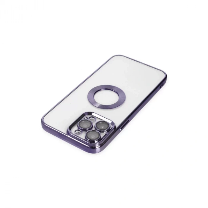 İphone 14 Pro Kılıf Slot Silikon - Mor