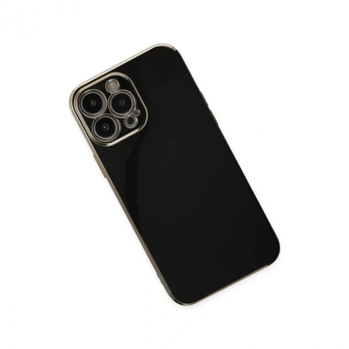 İphone 14 Pro Kılıf Volet Silikon - Siyah