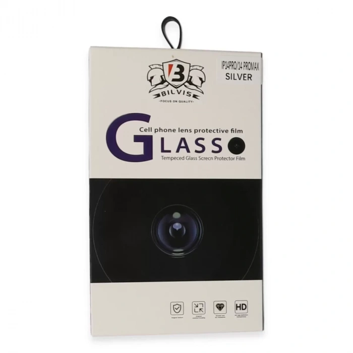 İphone 14 Pro Max Bilvis Titan Kamera Lens - Gümüş
