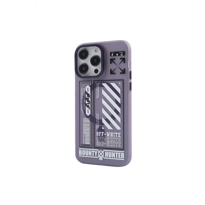 İphone 14 Pro Max Kılıf Apollo Magneticsafe Desenli Kapak - Apollo Mor - 1