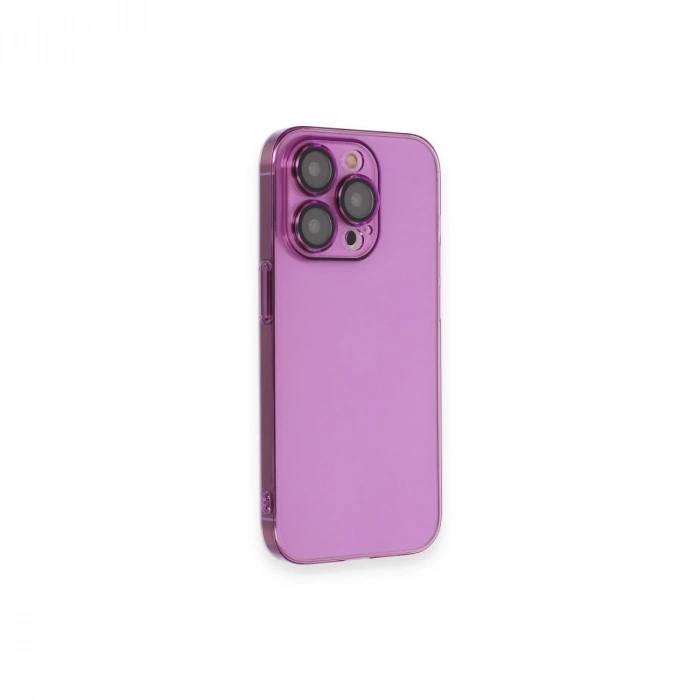 İphone 14 Pro Max Kılıf Armada Lensli Kapak - Mor
