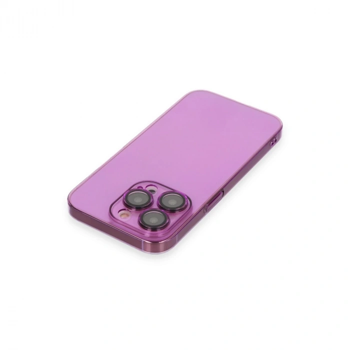 İphone 14 Pro Max Kılıf Armada Lensli Kapak - Mor