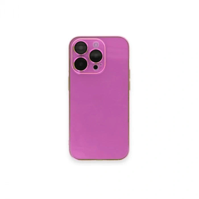 İphone 14 Pro Max Kılıf Armada Lensli Kapak - Pembe