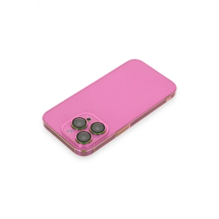 İphone 14 Pro Max Kılıf Armada Lensli Kapak - Pembe