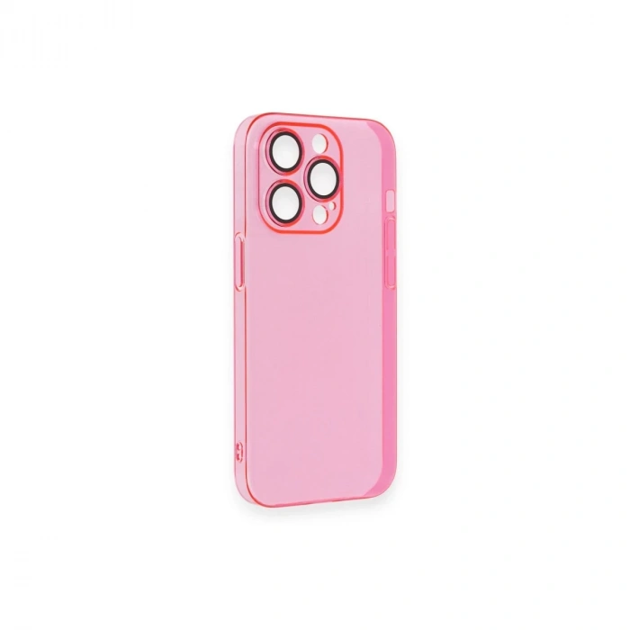İphone 14 Pro Max Kılıf Armada Lensli Kapak - Pembe