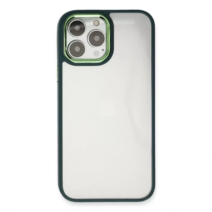 İphone 14 Pro Max Kılıf Dora Kapak - Haki Yeşil