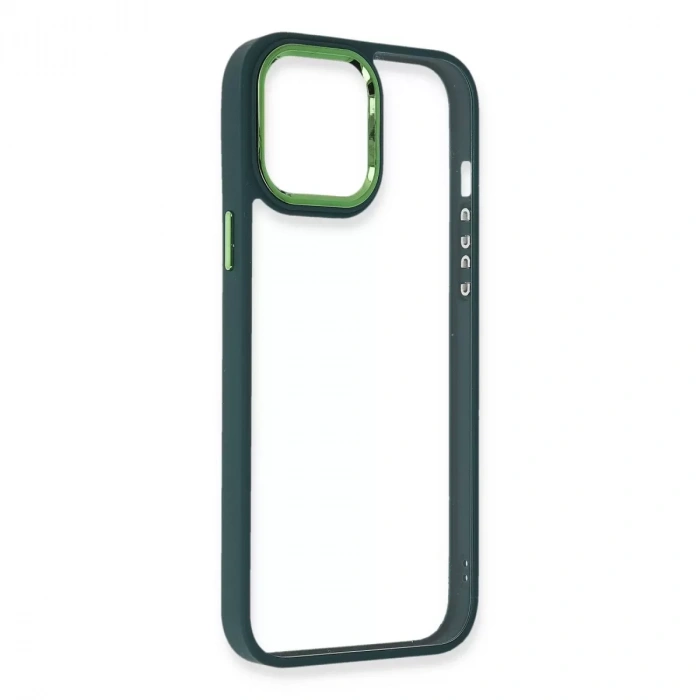 İphone 14 Pro Max Kılıf Dora Kapak - Haki Yeşil