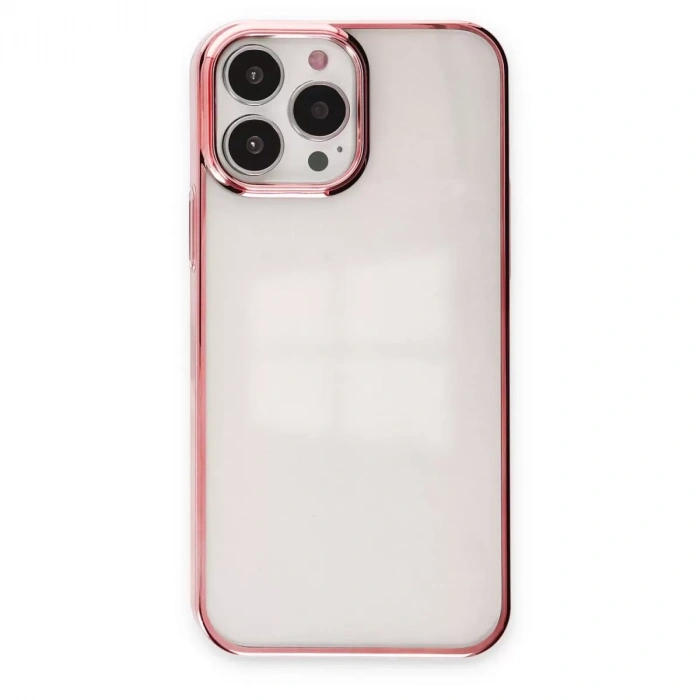 İphone 14 Pro Max Kılıf Element Silikon - Pembe