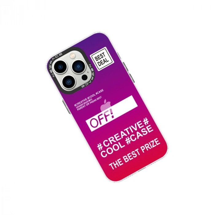 İphone 14 Pro Max Kılıf Estoril Desenli Kapak - Estoril - 9