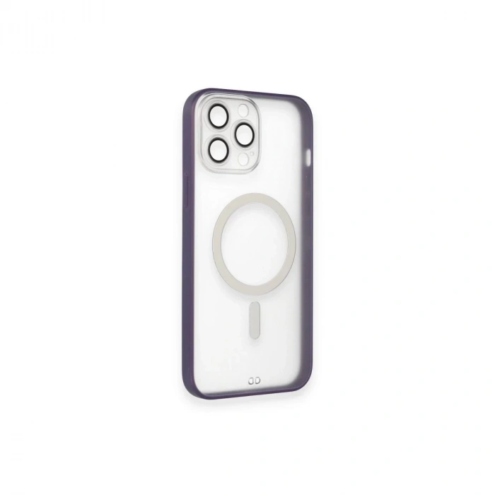 İphone 14 Pro Max Kılıf Grand Magneticsafe Kapak - Mor