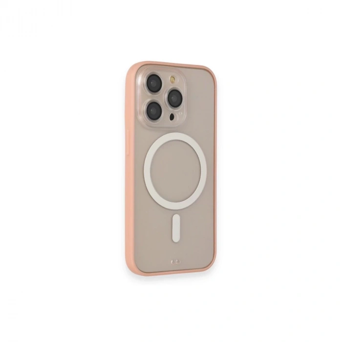 İphone 14 Pro Max Kılıf Grand Magneticsafe Kapak - Pembe