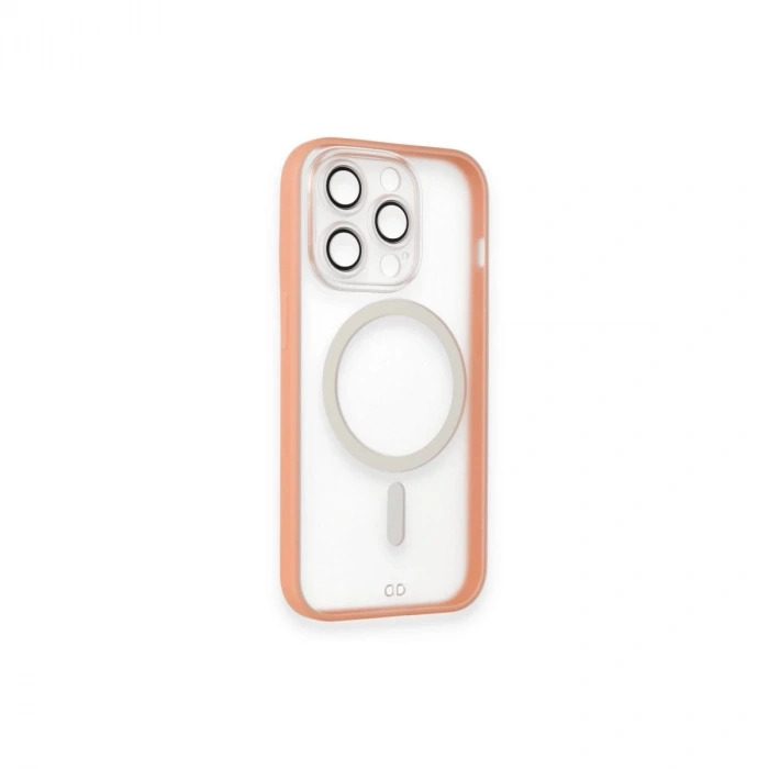 İphone 14 Pro Max Kılıf Grand Magneticsafe Kapak - Pembe