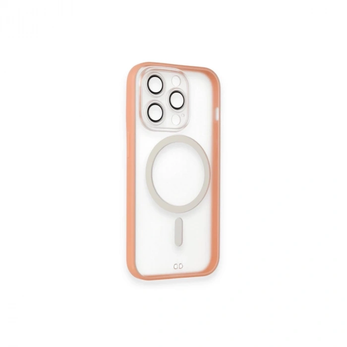 İphone 14 Pro Max Kılıf Grand Magneticsafe Kapak - Pembe
