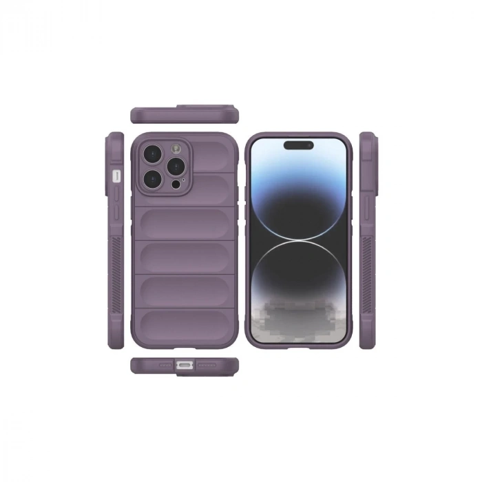 İphone 14 Pro Max Kılıf Optimum Silikon - Mor