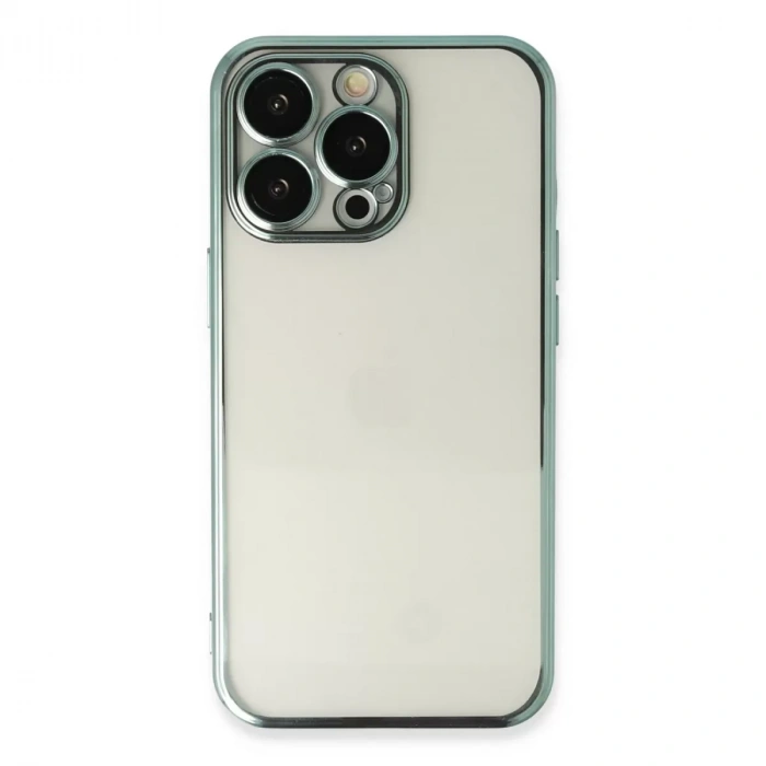 İphone 14 Pro Max Kılıf Razer Lensli Silikon - Yeşil