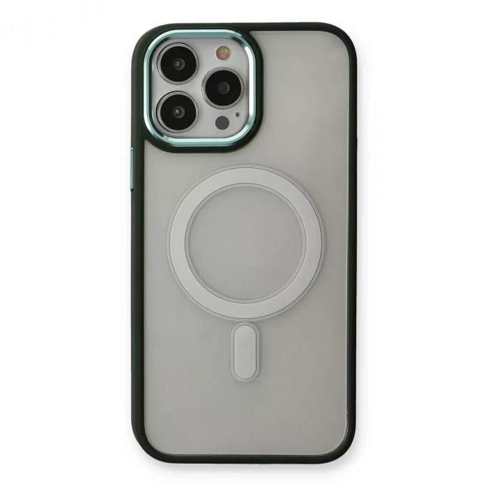 İphone 14 Pro Max Kılıf Room Magneticsafe Silikon - Köknar Yeşili